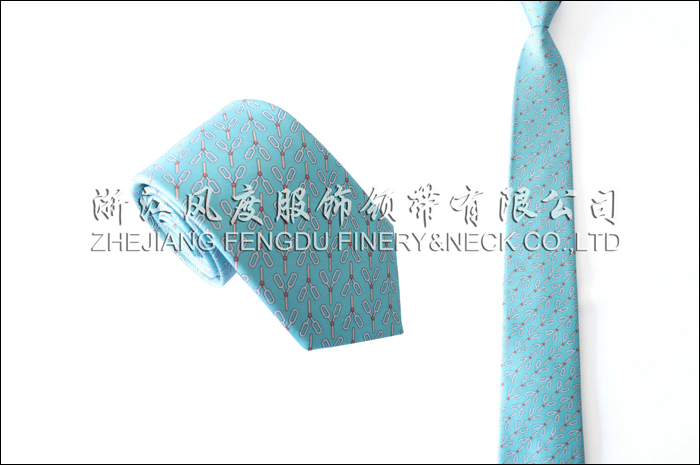 印花真絲商務領帶