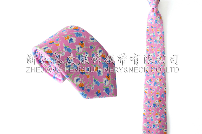 印花真絲商務領帶