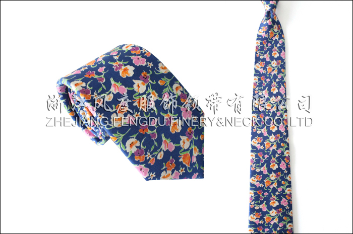 印花真絲商務領帶