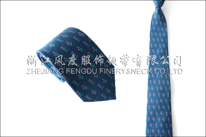 印花真絲商務領帶