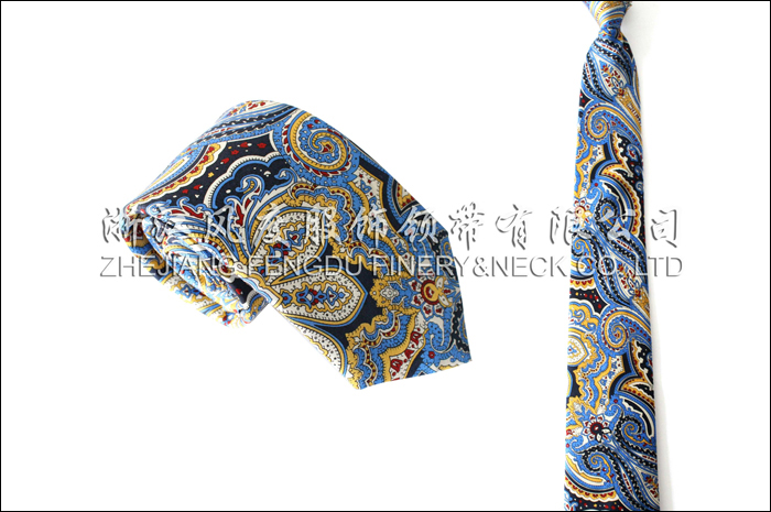 印花真絲商務領帶