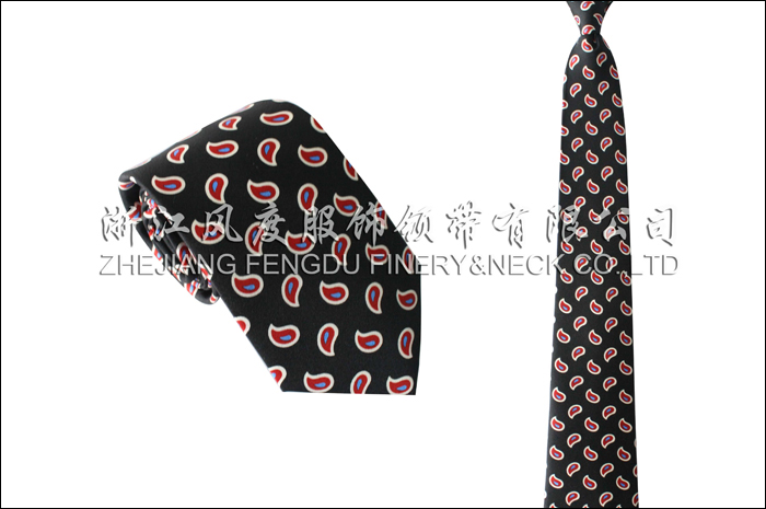 印花真絲商務領帶