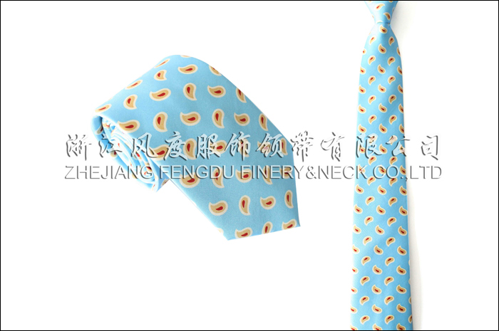 印花真絲商務領帶