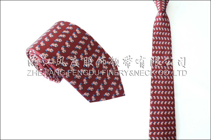 印花真絲商務領帶
